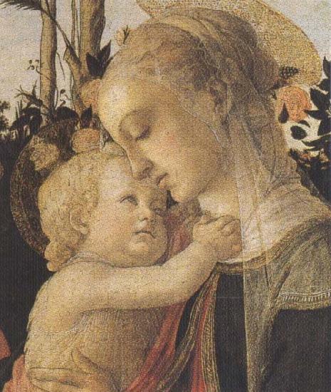 Sandro Botticelli Madonna of the Rose Garden or Madonna and Child with St John the Baptist Germany oil painting art
